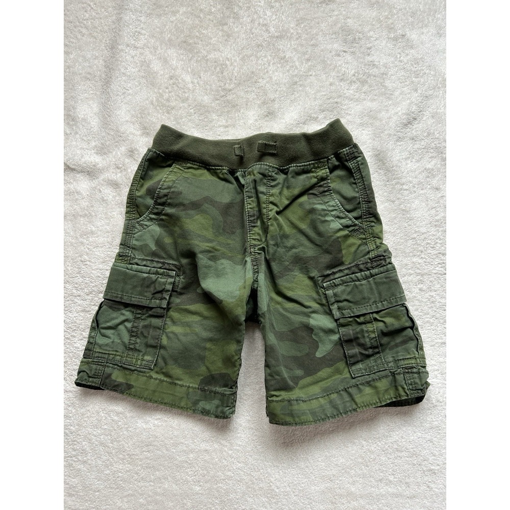 Gap green camo cargo shorts toddler Size 4 years #cargo #kids